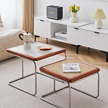 中古不銹鋼小茶幾簡約飄窗窗臺陽臺小桌子沙發邊幾小戶型矮桌 歷史價格詳細信息