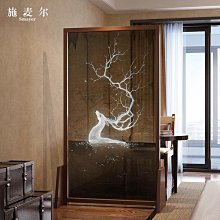入戶玄關屏風隔斷客廳2023新款進門正對門玄關現代輕奢高檔屏風柜-我們這一家 歷史價格詳細信息