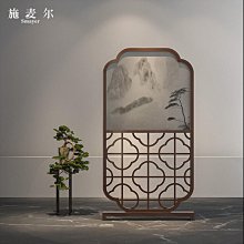 中式實木入戶屏風隔斷客廳進門玄關遮擋聚財葫蘆茶室裝飾實木座屏~匯得利家居行 歷史價格詳細信息