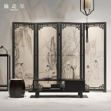 中式實木屏風玄關隔斷客廳臥室店辦公移動折疊半透紗畫蓮蓬折屏~告白氣球【大件請下標宅配或者郵局】 歷史價格詳細信息