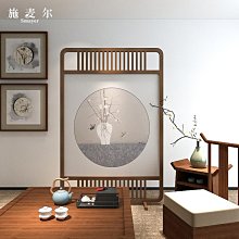 禪意山水掛畫中式卷軸掛畫書法絲綢畫酒店壁畫辦公室茶樓掛畫已裱 歷史價格詳細信息