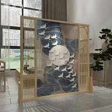 中式實木屏風玄關隔斷客廳臥室店辦公移動折疊半透紗畫蓮蓬折屏~告白氣球【大件請下標宅配或者郵局】 歷史價格詳細信息