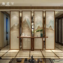新中式實木屏風隔斷裝飾客廳入戶玄關辦公室錦鯉魚躍龍門半透座屏~告白氣球【大件請下標宅配或者郵局】 歷史價格詳細信息