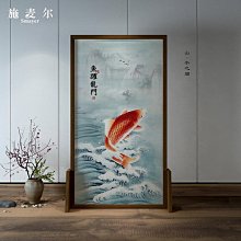 新中式錦鯉耳釘 立體雕刻金魚雙面琺瑯藍色粉晶石中古vintage耳環 歷史價格詳細信息