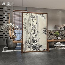 施麥爾新中式古風竹子屏風隔斷客廳茶室店大堂遮擋雙面鋁合金~告白氣球【大件請下標宅配或者郵局】 歷史價格詳細信息