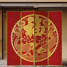 連年有余風水絲綢畫國畫水墨畫花鳥畫蓮花九魚家居裝飾畫定制掛畫 歷史價格詳細信息