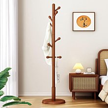 實木衣架落地掛衣架 臥室衣帽架家用木質掛衣服架子室內簡易晾衣架 歷史價格詳細信息