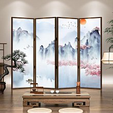 新中式實木屏風隔斷客廳進門遮擋格柵入戶玄關衛生間現代簡約裝飾~沁沁百貨 歷史價格詳細信息
