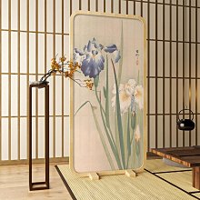 新中式實木屏風隔斷客廳進門遮擋格柵入戶玄關衛生間現代簡約裝飾~沁沁百貨 歷史價格詳細信息