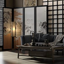 新中式實木屏風隔斷客廳進門遮擋格柵入戶玄關衛生間現代簡約裝飾~沁沁百貨 歷史價格詳細信息