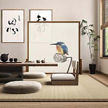 禪意花鳥畫心經字畫佛教掛畫虔誠佛經心經裝飾畫絲綢卷軸字畫掛畫 歷史價格詳細信息