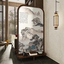 禪意山水掛畫中式卷軸掛畫書法絲綢畫酒店壁畫辦公室茶樓掛畫已裱 歷史價格詳細信息