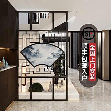 新品上架簡約現代屏風隔斷客廳長虹玻璃酒店遮擋北歐輕奢折疊移動雜志書架~ 歷史價格詳細信息