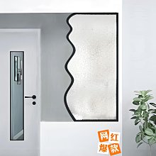 新品上架簡約現代屏風隔斷客廳長虹玻璃酒店遮擋北歐輕奢折疊移動雜志書架~ 歷史價格詳細信息