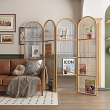 新品上架簡約現代屏風隔斷客廳長虹玻璃酒店遮擋北歐輕奢折疊移動雜志書架~ 價格比較,價格查詢,歷史價格詳細信息