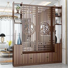 新中式屏風隔斷客廳實木酒店大廳公司背景牆玄關茶館高端簡約 歷史價格詳細信息