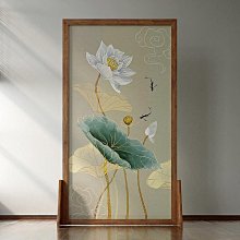 新中式實木屏風隔斷客廳進門遮擋格柵入戶玄關衛生間現代簡約裝飾~沁沁百貨 歷史價格詳細信息