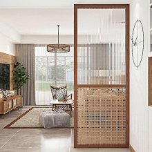 新中式實木屏風隔斷客廳進門遮擋格柵入戶玄關衛生間現代簡約裝飾~沁沁百貨 歷史價格詳細信息