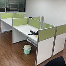 四人工作站四人屏風卡辦公桌位職員辦公桌 簡約 歷史價格詳細信息