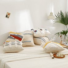 抱枕正方形枕套簡約絲絨輕奢美式金色粉色墨綠墨藍酒紅色靠枕 歷史價格詳細信息