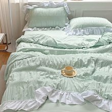 夏涼被四件純棉老粗布床單夏被單件夏季可水洗三件夏天裸睡 歷史價格詳細信息