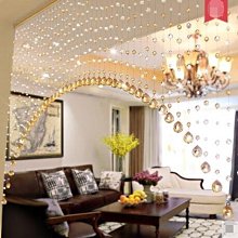 成品水晶珠簾門簾玫瑰花窗簾過道衛生間臥室風水隔斷客廳拱形掛簾~特價 歷史價格詳細信息