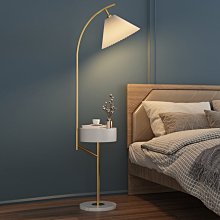 百褶落地燈客廳沙發旁邊釣魚燈臥室設計師創意日式嚴選家裝檯燈 歷史價格詳細信息