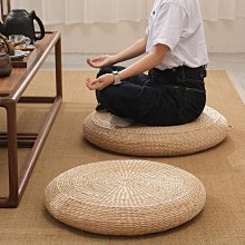 玉米皮加厚坐墊榻榻米坐墩懶人地板打坐墊飄窗蒲團草編禪修墊輕奢 歷史價格詳細信息
