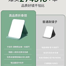 【可可小店】化妝鏡 梳妝鏡 北歐金色圓形化妝鏡臺式臥室桌面公主梳妝臺鏡子鐵藝單面美容鏡子 歷史價格詳細信息