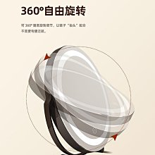 網紅led化妝鏡子USB充電隨身攜帶小雙面化妝疊式少女補光燈放大 歷史價格詳細信息