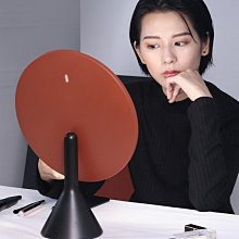 led化妝鏡子臺式帶燈高顏值學生宿舍桌面折疊網紅梳妝補光美妝燈 歷史價格詳細信息