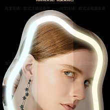 鏡子化妝鏡臺式led燈桌面家用大號智能帶燈補光宿舍旋轉梳妝鏡ins 歷史價格詳細信息