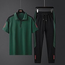 休閒運動套裝男夏季薄款短袖t恤學生青少年工裝一套搭配帥氣衣服 歷史價格詳細信息