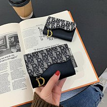 ins小錢包女短款2022新款韓版簡約小清新超薄折疊零錢夾拉鏈卡包~特價 歷史價格詳細信息