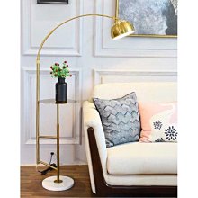 【居家家】現代輕奢家用鐵藝金色大理石底座落地衣帽架（衣架/掛衣架/掛包架/吊衣架） 歷史價格詳細信息