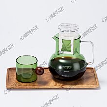 mrwater手沖咖啡壺家用耐熱玻璃壺滴漏壺v60濾杯帶刻度沖泡分享壺-心願便利店 歷史價格詳細信息