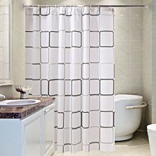 【BO雜貨】寬180×高200北歐灰底小方格PEVA(免打孔窗簾拉 附掛勾 浴室必備防水不透易清洗) 歷史價格詳細信息