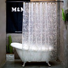 EVA防水防霉加厚浴室簾保暖冬季掛簾子黑白條紋衛生間愛moma~特價#促銷 #現貨 歷史價格詳細信息