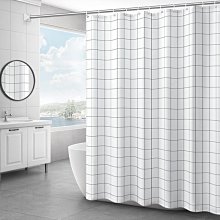 浴簾 北歐細條紋浴簾 200X260CM 台灣現貨 隔間用簾 底部加鉛加重 附12個加粗掛勾 【BA213C】 歷史價格詳細信息