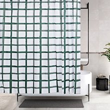 浴簾 北歐細條紋浴簾 200X260CM 台灣現貨 隔間用簾 底部加鉛加重 附12個加粗掛勾 【BA213C】 歷史價格詳細信息