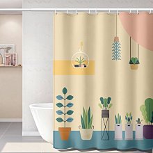 浴簾防水布套裝免打孔浴室防霉洗澡掛簾子衛生間隔斷窗簾門簾 歷史價格詳細信息