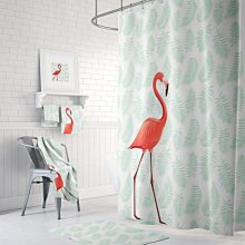 浴室簾防水簾防黴浴簾沐浴隔斷窗洗澡窗簾化妝室門簾免打孔伸縮桿 歷史價格詳細信息