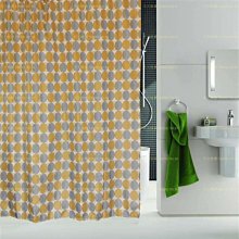 浴簾 黃色印花浴簾 霧面半透明PEVA防水布 180X180CM 台灣現貨 隔間用簾【居家達人BA342】 歷史價格詳細信息