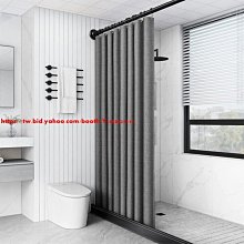 浴簾套裝免打孔衛生間浴室隔斷簾臥室防霉新款浴室防水折疊浴簾 歷史價格詳細信息
