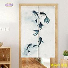 中式門簾隔斷簾水墨山水畫半截簾子臥室玄關裝飾掛簾免打孔遮擋簾【滿599免運】 歷史價格詳細信息