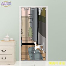 【宅配贈桿】網紅少女風免打孔家用臥室門簾店鋪衛生間空調隔斷簾試衣間遮擋簾【滿599免運】 歷史價格詳細信息