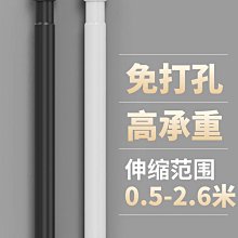 免打孔窗簾桿衛生間晾衣桿陽臺晾衣架免釘桿多功能可伸*特價 歷史價格詳細信息