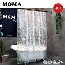 EVA防水防霉加厚浴室簾保暖冬季掛簾子黑白條紋衛生間愛moma~特價#促銷 #現貨 歷史價格詳細信息
