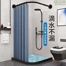 浴室掛簾 磁性浴簾套裝 免打孔加厚高檔防水防霉布衛生間浴室隔斷淋掛簾 歷史價格詳細信息