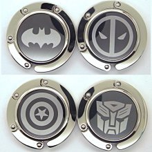 **媛者尚鉤** (英雄系列--蝙蝠俠 死侍 美國隊長 變形金剛 超人 神盾局 )包包掛鉤/皮包掛鉤 /包包掛勾/掛包器 歷史價格詳細信息